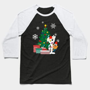 Danger Mouse And Penfold Around The Christmas Tree Baseball T-Shirt